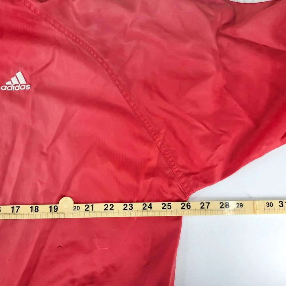 VTG90s Adidas Team True To The Athlete Embroidered 3-Stripe Windbreaker Sz L